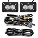 Load image into Gallery viewer, Baja Designs S2 Sport Flush Mount Wide Cornering Pattern LED Work Light Clear Lens Kit
