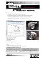 Load image into Gallery viewer, HKS GTIII-RS A/R 0.75 WG TURBINE
