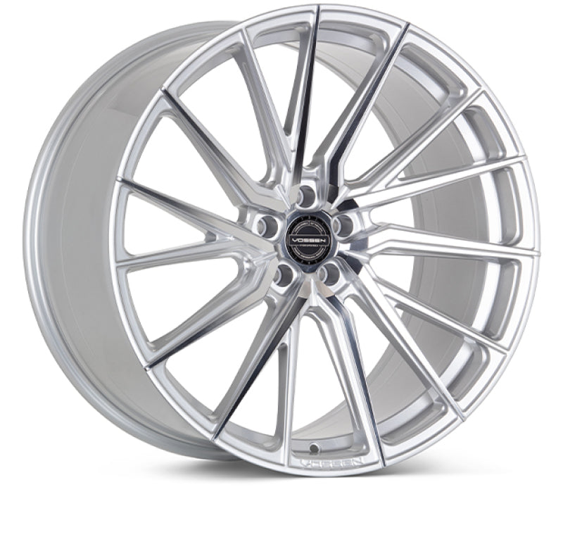 Vossen HF-4T 20x10 / 5x120 / ET45 / Deep Face / 72.56 - Silver Polished - Left Wheel