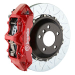 Load image into Gallery viewer, Brembo 10-15 Camaro V6 Front GT BBK 6 Piston Cast 380x32 2pc Rotor Slotted Type-3-Red
