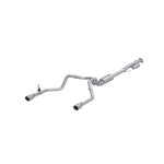 Load image into Gallery viewer, MBRP 2019+ Chevrolet Silverado 1500 / 2019+ GMC Sierra 1500 Alum. 3in Armor Lite Cat-Back Exhaust
