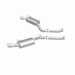 Load image into Gallery viewer, MagnaFlow Axle-Back Stainless Dual Split 4in Polished Tips 10-15 Chevrolet Camaro Convert. 3.6L V6
