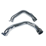 Load image into Gallery viewer, Injen 15-16 BMW M3 (F80) L6 Twin Turbo Polished Intercooler Charge Pipe w/ 1/8in Female NPT Bungs

