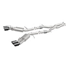 Load image into Gallery viewer, MagnaFlow SYS Cat-Back 2015-2017 Cadillac CTS-V 6.2L Quad 4in Carbon Fiber Tips
