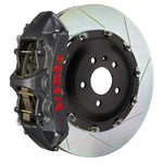 Load image into Gallery viewer, Brembo 10-15 Camaro SS Front GTS BBK 6 Piston Cast 380x34 2pc Rotor Slotted Type-1-Black HA

