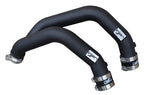 Load image into Gallery viewer, Injen 15-16 BMW M3(F80)/M4 (F82/83) 3.0L L6 Twin Turbo 2PC Aluminum Int. Charge Pipe - Wrinkle Black
