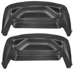 Load image into Gallery viewer, Husky Liners 07-13 Chevy/GMC Silverado/Sierra Black Rear Wheel Well Guards
