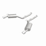 Load image into Gallery viewer, MagnaFlow Axle-Back Stainless Dual Split 4in Polished Tips 10-15 Chevrolet Camaro Convert. 3.6L V6
