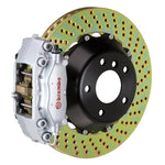 Load image into Gallery viewer, Brembo 04-09 XLR/05-13 Corvette Rear GT BBK 4 Piston Cast 2pc 345x28 2pc Rotor Drilled-Silver
