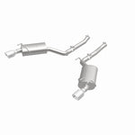 Load image into Gallery viewer, MagnaFlow Axle-Back Stainless Dual Split 4in Polished Tips 10-15 Chevrolet Camaro Convert. 3.6L V6
