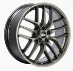 Load image into Gallery viewer, BBS CC-R 19x10 5x120 ET38 Satin Platinum Polished Rim Protector Wheel -82mm PFS/Clip Required
