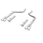 Load image into Gallery viewer, MagnaFlow Axle-Back, SS, 2.5in, Quad Split Rear 3.5in Tip 2015 Dodge Challenger R/T 5.7L
