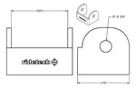 Load image into Gallery viewer, Ridetech Large Rod End Bracket for 3in Wide Rod End
