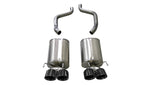 Load image into Gallery viewer, Corsa 2005-2007 Chevrolet Corvette (C6) 6.0L/6.2L Black Sport Axle-Back Exhaust w/4.5in Tips
