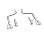 Load image into Gallery viewer, MagnaFlow Axle-Back, SS, 2.5in, Quad Split Rear 3.5in Tip 2015 Dodge Challenger R/T 5.7L
