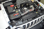 Load image into Gallery viewer, Injen 2018+ Jeep Wrangler JL V6-3.6L Wrinkle Black Oiled Power-Flow Air Intake System
