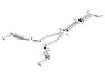 Load image into Gallery viewer, Borla 10-13 Chevy Camaro SS 6.2L V8 Single RoundTip Split Rear Exit S-Type Catback Exhaust
