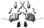Load image into Gallery viewer, Corsa 2011-2021 Jeep Grand Cherokee 3.6L 2.5in Dual Rear Exit Sport Exhaust w/ 4.5in Black Tips
