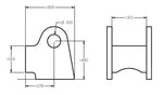 Load image into Gallery viewer, Ridetech Shock Bracket for 1.5in Bridge
