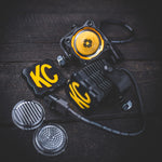 Load image into Gallery viewer, KC HiLiTES FLEX ERA 1 Single Light Cover ONLY (Black/Yellow KC Logo)
