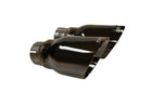 Load image into Gallery viewer, Corsa 2015-2016 Dodge Charger R/T Pursuit Valance 2.5in Inlet / 4in Outlet Black PVD Tip Kit
