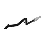 Load image into Gallery viewer, MBRP 12 Jeep Wrangler/Rubicon 3.6L V6 Cat Back Single Rear Exit Off-Road Black Exhaust
