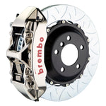 Load image into Gallery viewer, Brembo 10-15 Camaro V6 Front GTR BBK 6 Piston Billet380x32 2pc Rotor Slotted Type-3- Nickel Plated
