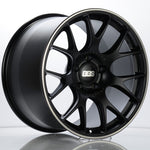 Load image into Gallery viewer, BBS CH-R 19x11 5x130 ET56 CB71.6 Satin Black Polished Rim Protector Wheel w/ Motorsport Etching
