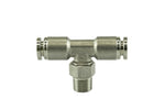 Load image into Gallery viewer, Turbosmart 1/8 NPT to TEE 1/4 Pushloc Stainless Steel
