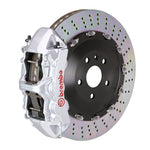 Load image into Gallery viewer, Brembo 10-15 Camaro SS/12-15 Camaro ZL1 Front GT BBK 6 Piston Cast 405x34 2pc Rotor Drilled -Silver
