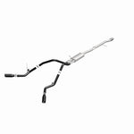 Load image into Gallery viewer, MagnaFlow SYS Cat-Back 3.5in Black Dual Split Rear Tips 14-15 Chevy Silverado/GMC Sierra 4.3L-5.3L
