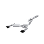 Load image into Gallery viewer, MBRP 17-20 Audi RS3 2.5T T304 SS 3in Cat-Back Dual Split Rear w/ Oval Black Chrome Tips
