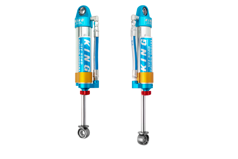 King Shocks 96-04 Toyota Tacoma (6 Lug) Rear 2.5 Dia Piggy Hose Reservoir Shock w/Adjuster (Pair)