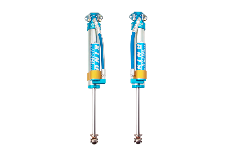 King Shocks 07-18 Jeep Wrangler JK Rear 2.5 Dia Piggy Hose Res Shocks 0-2in Lift (Pair)