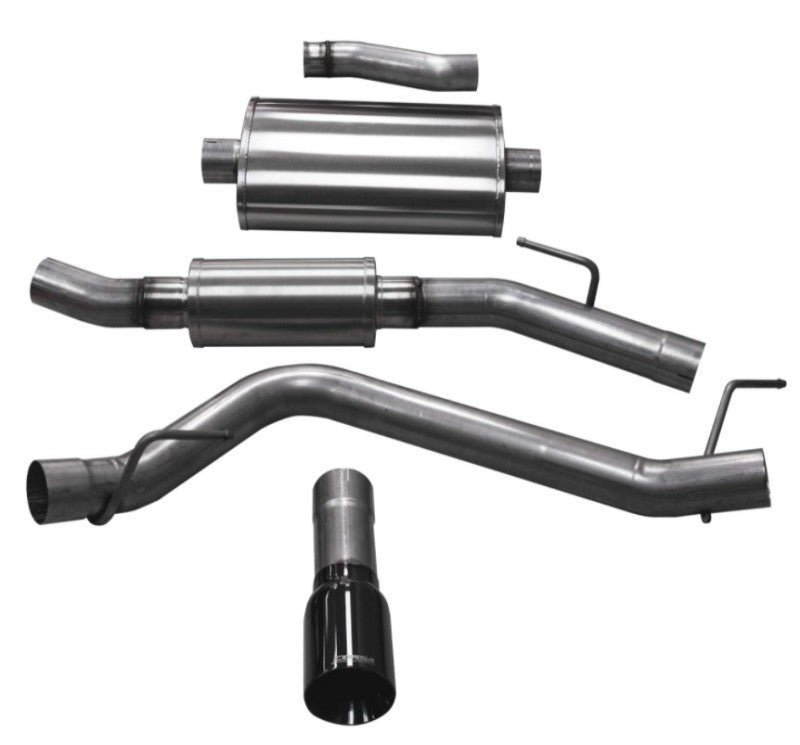 Corsa 2020-2025 Jeep Gladiator JT 3.0in Cat-Back Single Touring Side Exit w/ 4.0in Black Tip
