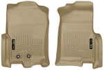 Load image into Gallery viewer, Husky Liners 2015 Ford Expedition/Lincoln Navigator WeatherBeater Front Tan Floor Liners
