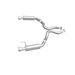 Load image into Gallery viewer, MagnaFlow Axle Back, SS, 3in, Competition, Dual Split Polished 4.5in Tip 2015 Ford Mustang GT V8 5.0
