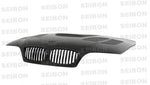 Load image into Gallery viewer, Seibon 02-05 BMW E46 2dr GTR-Style Carbon Fiber Hood
