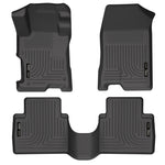 Load image into Gallery viewer, Husky Liners 08-12 Honda Accord (4DR) WeatherBeater Combo Black Floor Liners (One Piece for 2nd Row)
