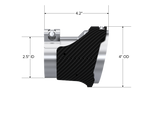 Load image into Gallery viewer, MBRP 18-22 Kia Stinger GT Bezel Kit Quad Tip CF
