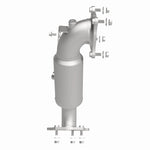 Load image into Gallery viewer, Magnaflow 19-20 Acura RDX Single Underbody 2L Direct Fit Converter
