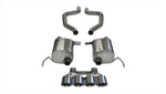 Load image into Gallery viewer, Corsa 2017-2019 Corvette Z06 2.75in Axle Back Exhaust Polished Dual Rear Exit Quad 4.5in Tip (Sport)
