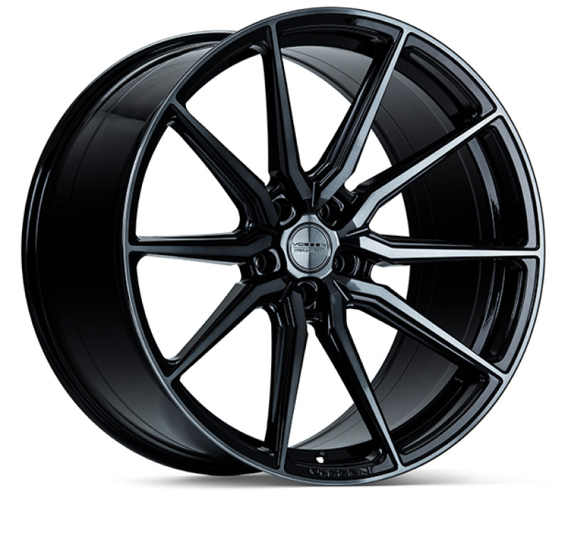 Vossen HF-3 20x10 / 5x112 / ET50 / Deep Face / 66.5 - Double Tinted - Gloss Black Wheel