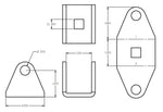 Load image into Gallery viewer, Ridetech Shockwave Eye-Stud Adapter
