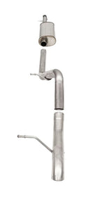 Load image into Gallery viewer, Corsa 2007-2018 Jeep Wrangler JKU 3.6L Sport 2.75in Cat-Back Exhaust w/ Single 4in Tips
