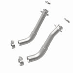 Load image into Gallery viewer, MagnaFlow 66-72 Chevy C10 Pickup V8 2-Piece Front Exhuast Pipe Kit (2in Tubing/Clamps/Inlet Flanges)
