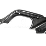 Load image into Gallery viewer, Anderson Composites 2018 Ford Mustang GT Type-OE Carbon FIber Quad Tip Rear Diffuser
