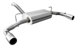 Load image into Gallery viewer, Corsa 2018-2025 Jeep Wrangler JL 2.5in Dual Rear Exit Polished Tips Sport Axle-Back Exhaust
