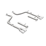 Load image into Gallery viewer, MagnaFlow Axle-Back, SS, 2.5in, Quad Split Rear 3.5in Tip 2015 Dodge Challenger R/T 5.7L
