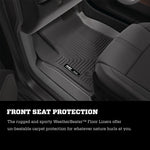 Load image into Gallery viewer, Husky Liners 19-23 GMC Sierra 1500 Double Cab Weatherbeater Black Front &amp; 2nd Seat Floor Liners
